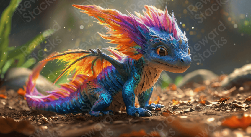 Magic Colorful Dragon