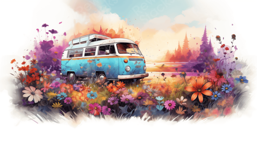 Watercolor Summer Illustration