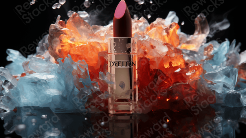Lipstick  advertisementconcept