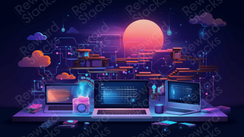 Technology software development background