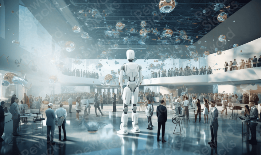 Business expo presentation robotics