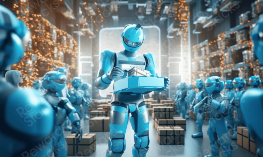 Robotics packages delivery