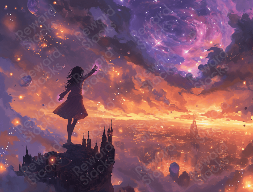 Galaxy magic girl