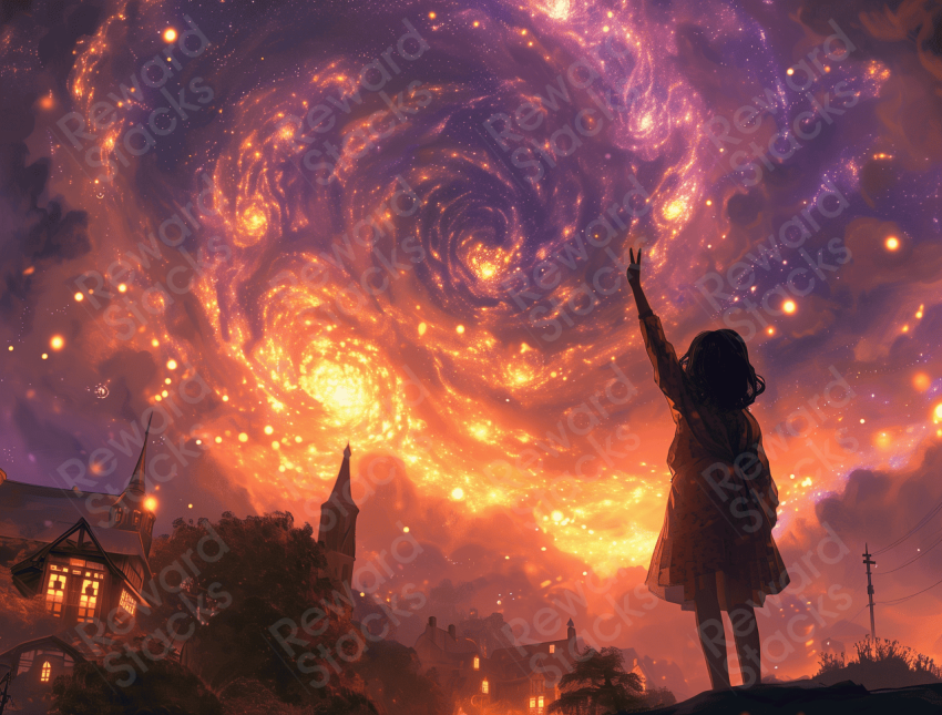 Magic sky girl