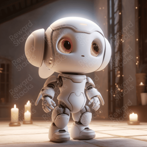 Cute robot 3D unreal engine