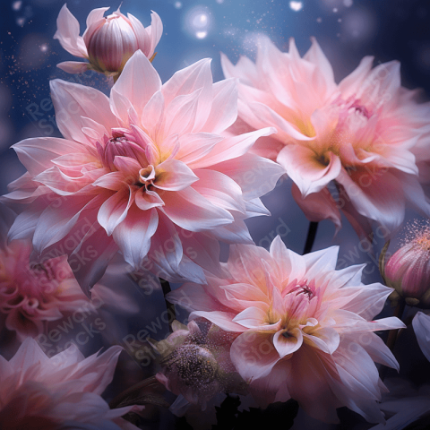 Poster flowers soft light