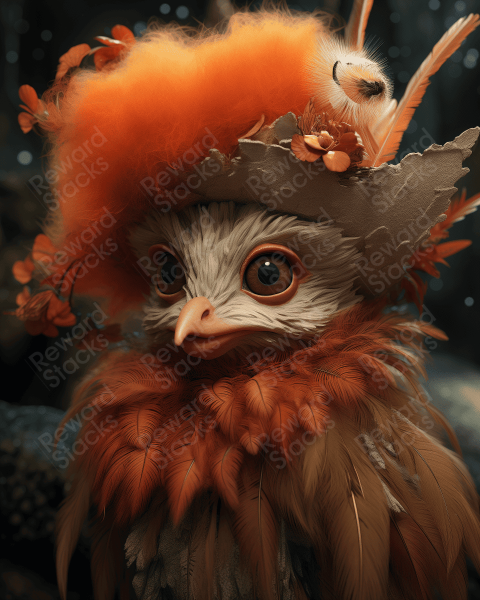 Fairy in a brown hat