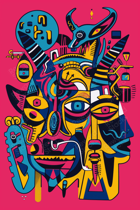 Colorful illustration