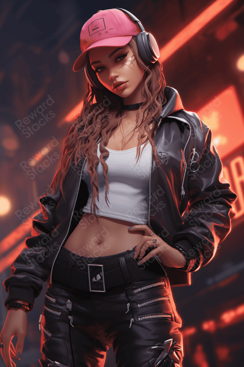 Female artist hip hop style