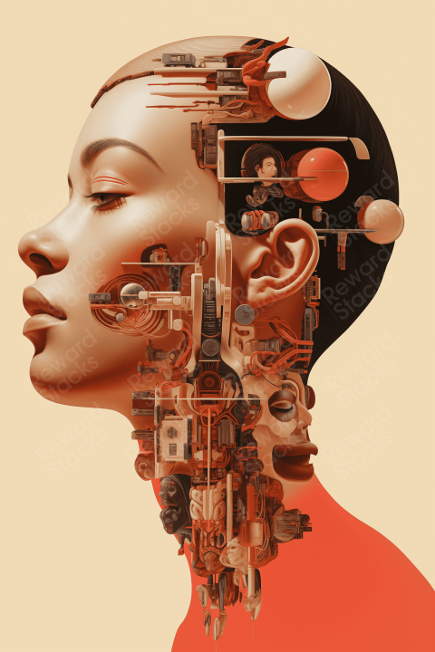 Creative mind collage