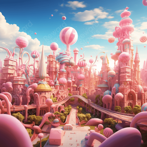 Candy city unreal