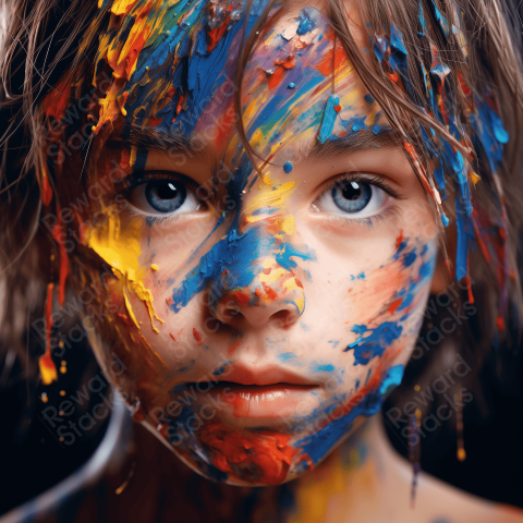 Art of little painter artist