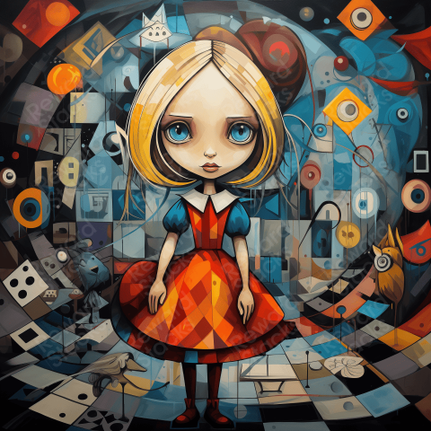 Alice in Wonderland creative