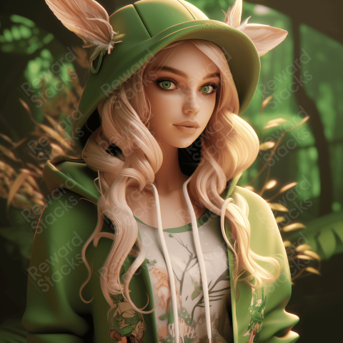 Barbie doll in magic story