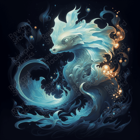 Bioluminescent dragon