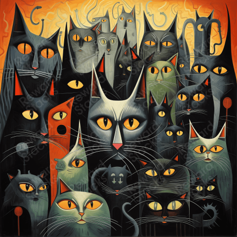 Cats cats and cats illusions