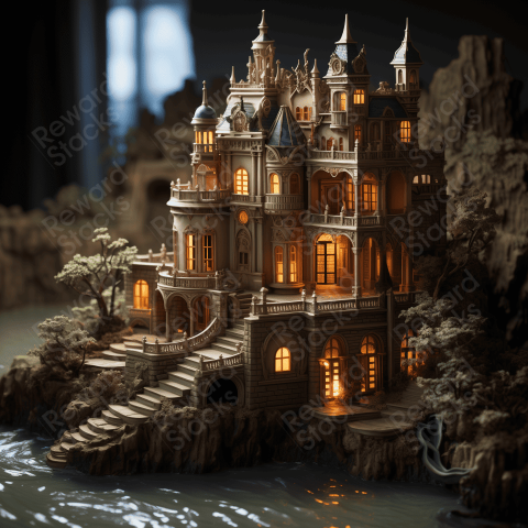 Craft castle house