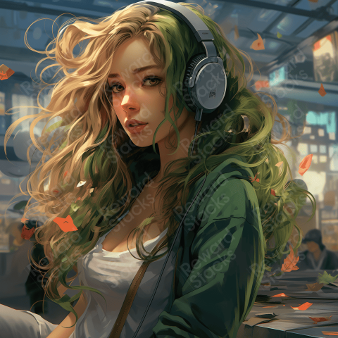 Fairy Doll with Headphones