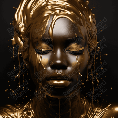Gold painting