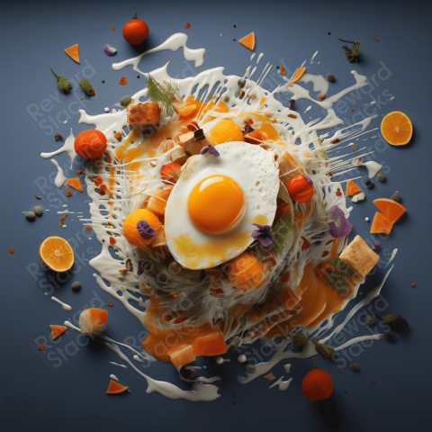 Breakfast food photography