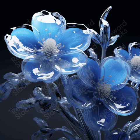 Glass flowers
