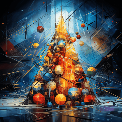 Merry Abstract Christmas